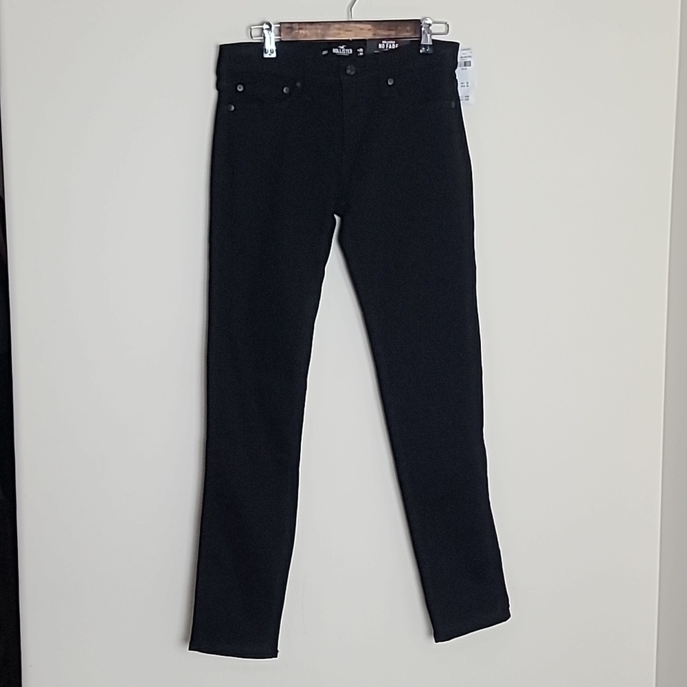 Hollister black skinny jeans